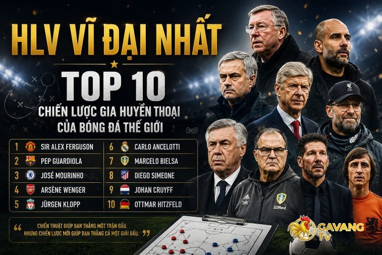 HLV vĩ đại nhất: Top 10 chiến lược gia huyền thoại của bóng đá thế giới