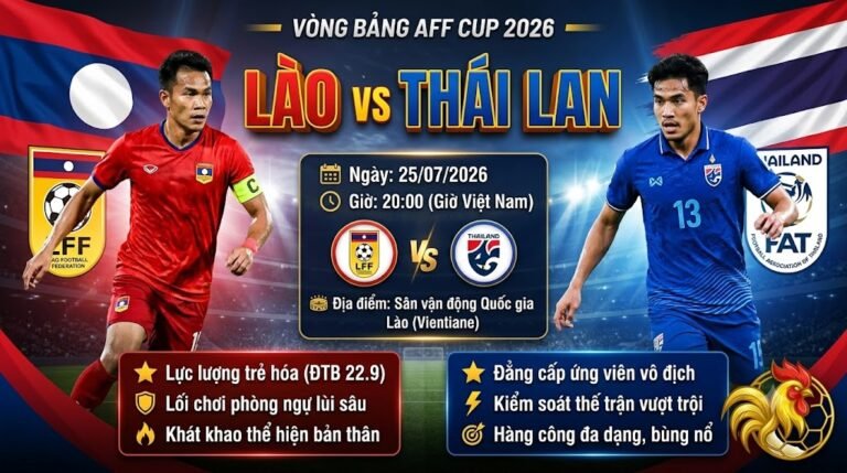 Nhận định trận đấu Lào vs Thái Lan vòng bảng AFF Cup 2026 cùng chuyên gia Gavang TV