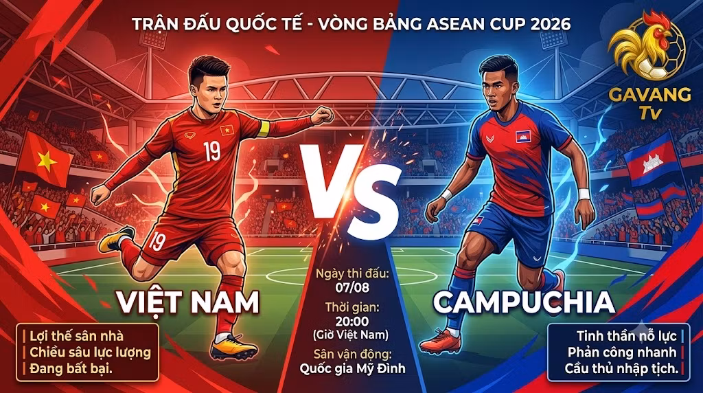 Nhận định Việt Nam vs Campuchia (20h00, 7/8): Bài toán xoay tua